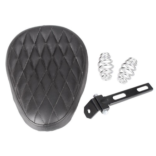 Leather spring solo seat - leather,