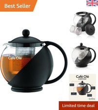 700ml Insulated Black Glass