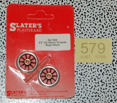 Slaters 7839 7mm bogie wheels - 7mm,