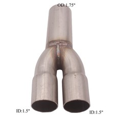 2-1 SS Merge Collector Y-Pipe
