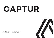 RENAULT CAPTUR CAR OWNERS MANUAL HANDBOOK - ALL YEARS -  NEW PRINT FREE POSTAGE