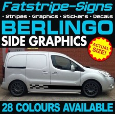to fit CITROEN BERLINGO GRAPHICS STICKERS STRIPES DECALS L1 L2 DAY VAN CAMPER
