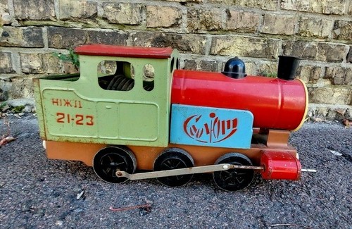 Vintage tin train toy - vintage,