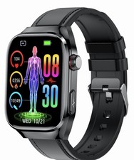 TK16 2.04 inch LCD Screen Metal Strap Smart Watch Supports Health Monitoring