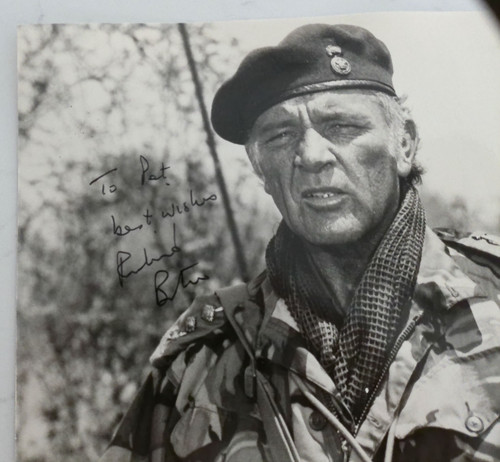 Richard burton autograph - burton",