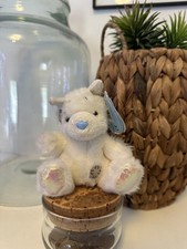 me to you 4" blue nose friend Tinsel 123 Arctic fox with Tags soft toy plush 