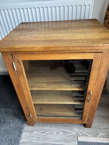 Solid oak cabinet - solid,