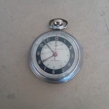 Vintage 1961 Ingersoll Pocket Watch Serviced New Crystal Centre seconds hand 412