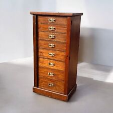 Edwardian Mahogany Wellington Chest. Large In Size