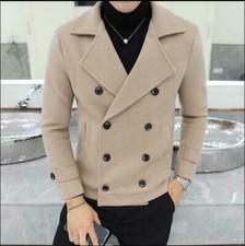 Mens Wool Blend Short Slim Fit