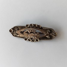 Viking ship pin brooch - ship,