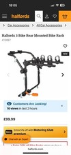 3 Bike Rear Mounted Bike Rack