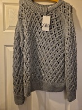 Zara Women's Silver Jumper