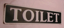 Door Toilet Sign Signs Vintage