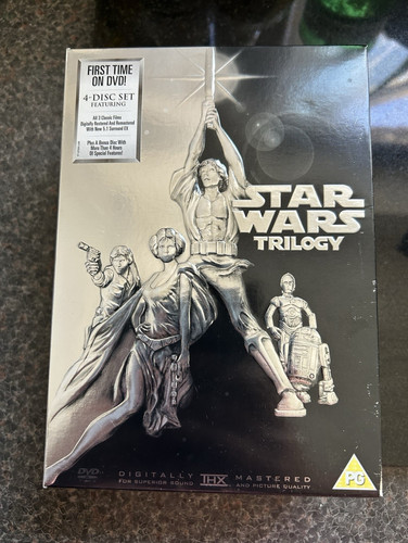 Star wars trilogy dvd disc - dvd, 4-disc
