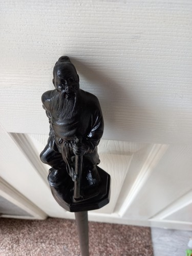 Lovely hand carved handle a - carved,