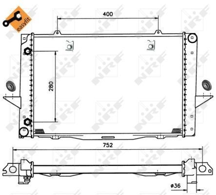Nrf radiator for volvo - nrf,