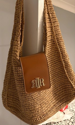 River island raffia shoulder - river,