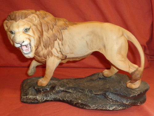 Vintage beswick lion rock - lion, on