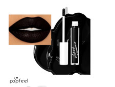 Black Lip Gloss Lipstick Non-stick Long Lasting Goth Punk Cosplay Party