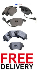 FOR VW PASSAT B6 (05-11) 1.6 1.8 1.9 TDi HIGHLINE FRONT & REAR BRAKE PADS SET 