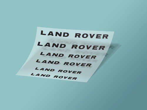 6pcs land rover caliper decal - land,