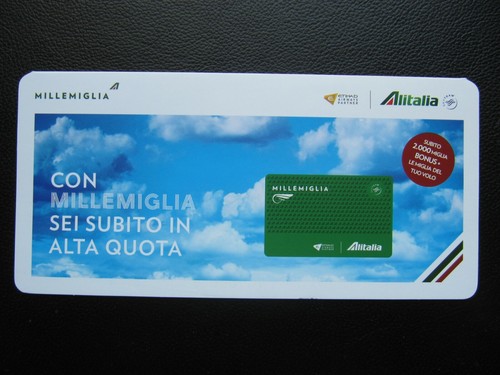 Alitalia etihad millemiglia - alitalia,