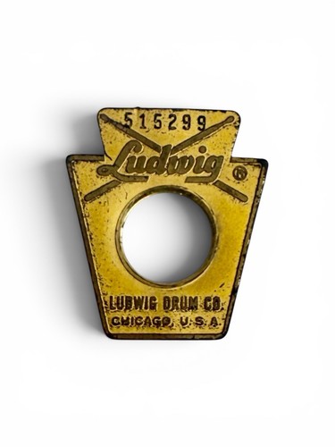 Vintage ludwig keystone badge - vintage,