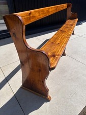 LONG WOODEN CHURCH/CHAPEL PEW