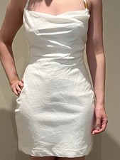 ZARA White Halter Neck