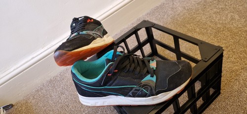 Puma trinomic neon black uk11 - puma,
