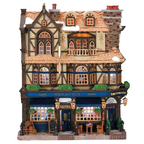 Lemax the wesley pub lighted - lemax,
