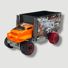 Hot Wheels Baja Hauler Black/Orange 228/250 HW Art Cars 2/10 wobble front wheels