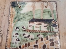 Hand Made Ceramic Tile Art By Sue Jenkins, 1999.