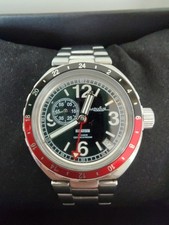 Vostok Neptune GMT automatic divers watch w/ box & papers (RUSSIAN)