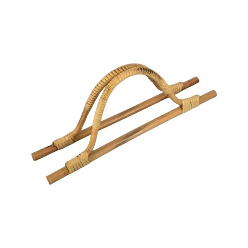 Bamboo bag handles large - large, pair