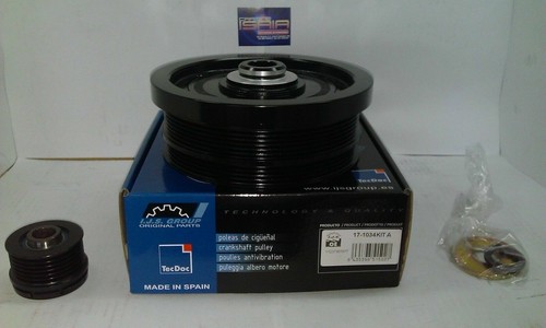 Motor shaft pulley - motor, alternator