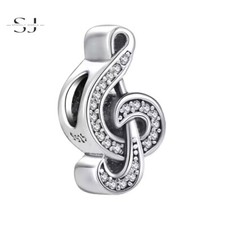 925 Sterling Silver Music Note