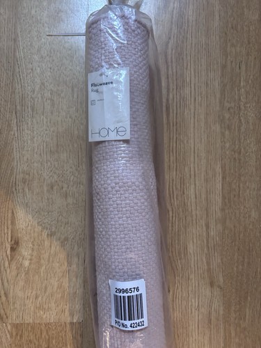 Pink flatweave rug - , 60x90cm
