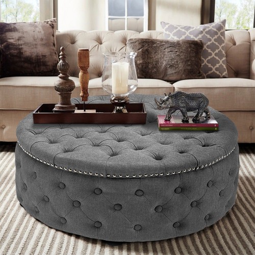 Large round coffee - coffee, table