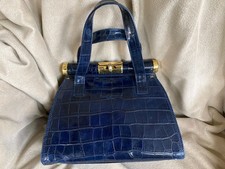 Russell & Bromley Genuine Leather Handbag - Blue
