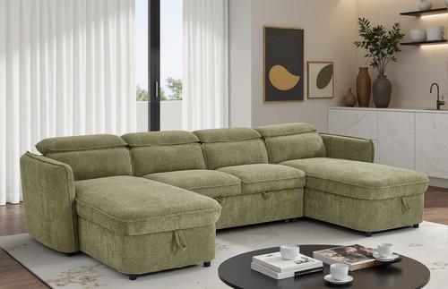 Shape corner sofa - shape, bed