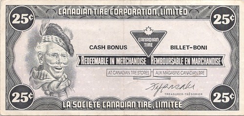Canadian tire cent cash - tire,