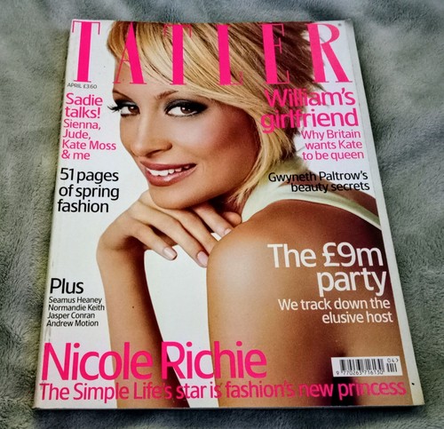 Tatler magazine april 2006 - tatler,