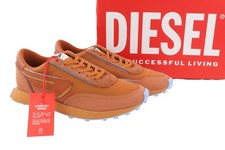DIESEL S-Racer LC Men EU43 Brown Laced Top Trainers