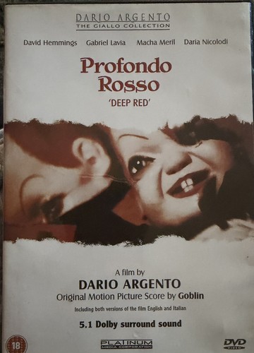 Profondo rosso deep red - deep, dvd