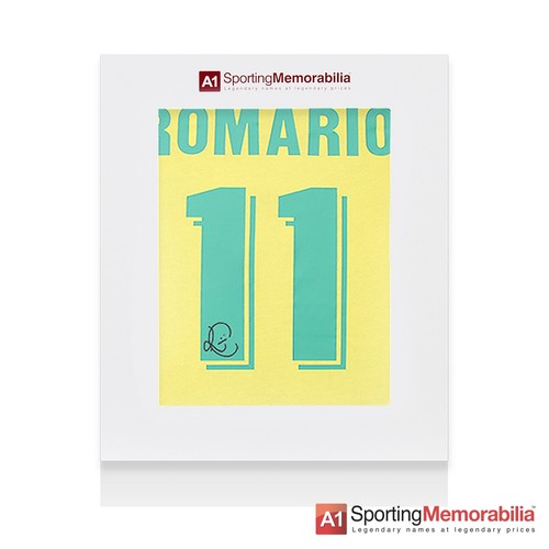 Romario signed brazil shirt - brazil,