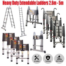 New Multi-Purpose Telescopic Ladder Extension Portable Foldable Ladder 2.6-5M
