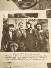  Sk120 Ephemera  1947 Picture Lind Joyce Joan Harben Tommy Handley 