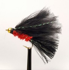 3 x GOLD HEAD BLACK & RED CATS
